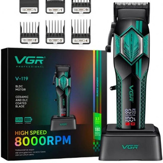 ماشین اصلاح وی جی آر مدل V-119 با تیغه سرامیک (رنگ رندوم)